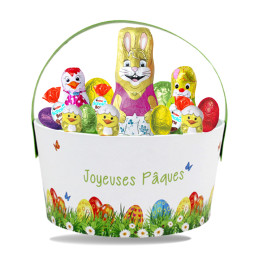 Panier rond "Œufs de...