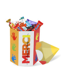 Crayon "Merci beaucoup" +...