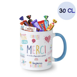 Mug 30cl "MERCI" + 20...