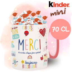 Mug 70cl "MERCI" + 60 KINDER