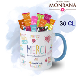 Mug 30cl "MERCI" + 20...