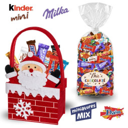 Grand panier Père Noël...