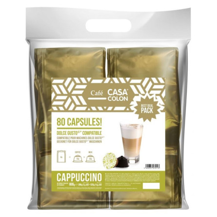 CASA-COLON6-cappuccino-40-capsules-40-toppings